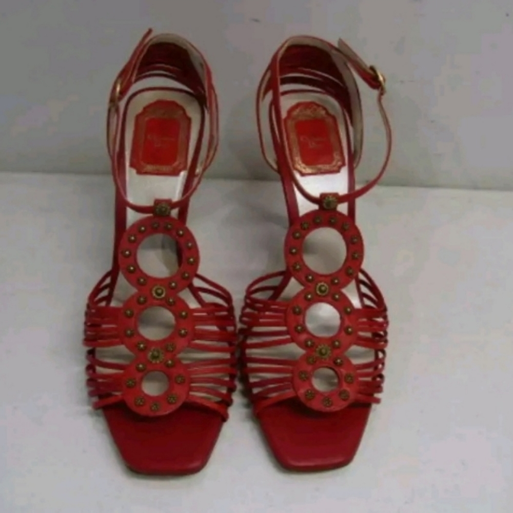 Dior NWOB US 9.5/IT 39.5 Red Leather Pump - Picture 4 of 6